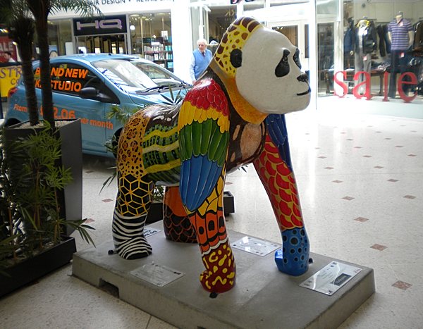 Miss Prints in situ at the Harlequin Shopping Centre