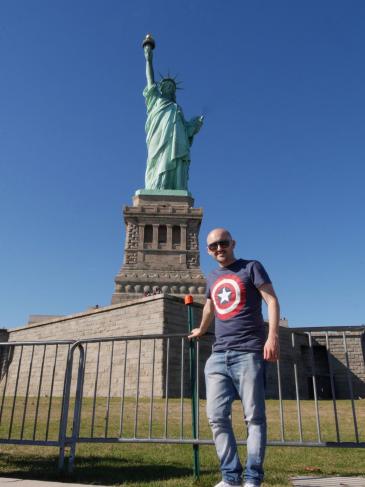 Adrian Vince and the Statue of Liberty