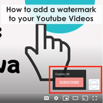 How to add a watermark to your Youtube Videos