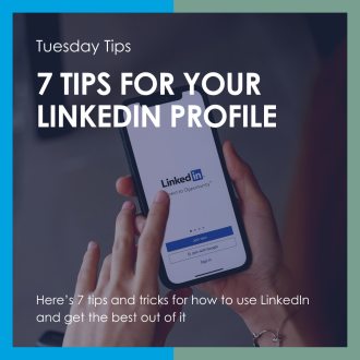 Tip Tuesday - 7 Tips for your LinkedIn Profile