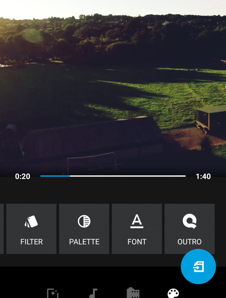 quik by gopro lets you edit videos with just a few taps cosmic video filter