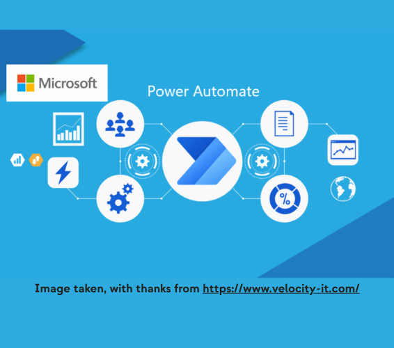 picture depicting power automate from microsoft. 
