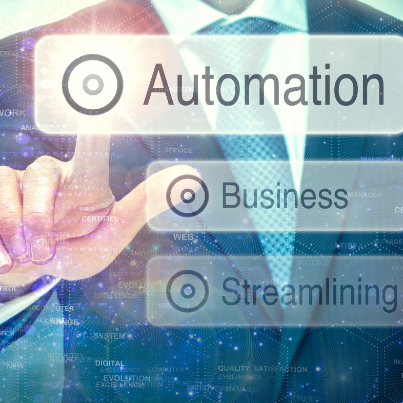 image displaying automation , business and streamlining of systems
