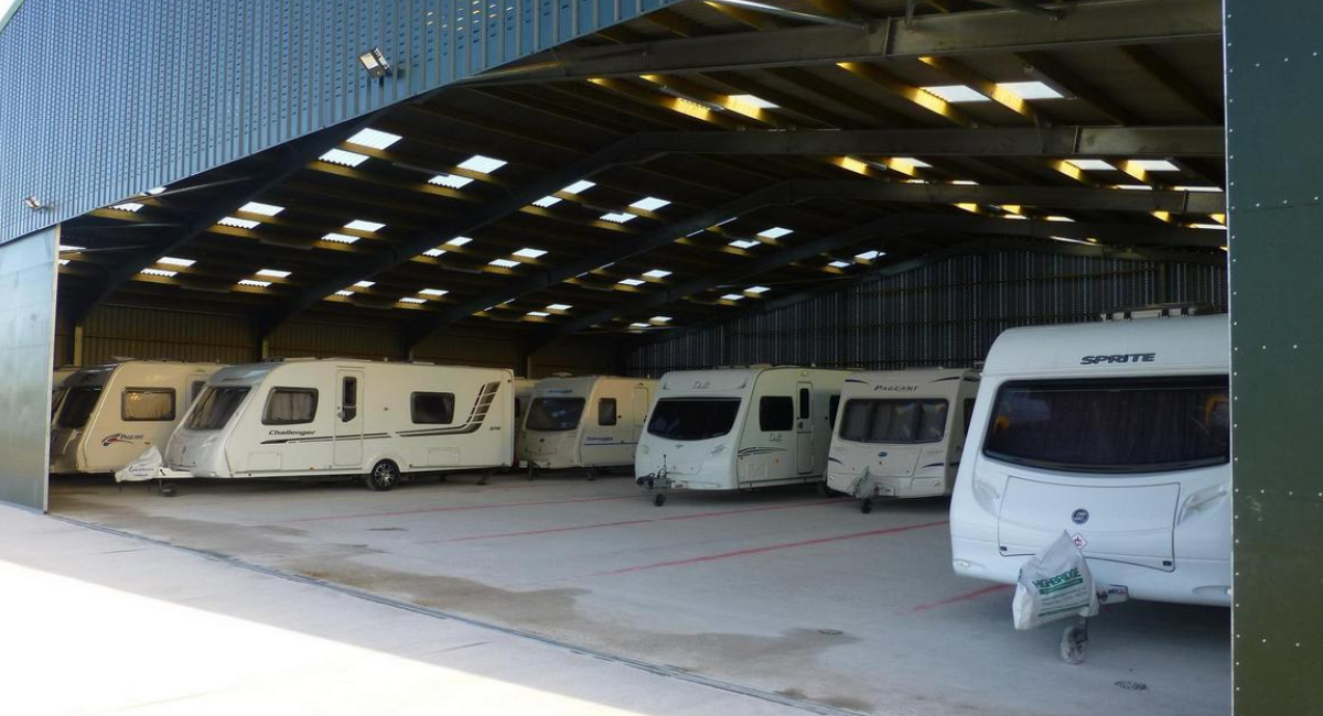 secure storage for caravans